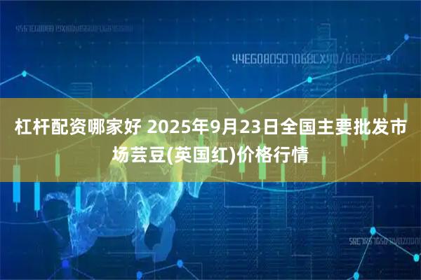 杠杆配资哪家好 2025年9月23日全国主要批发市场芸豆(英国红)价格行情