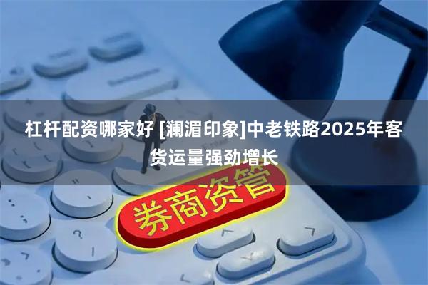 杠杆配资哪家好 [澜湄印象]中老铁路2025年客货运量强劲增长
